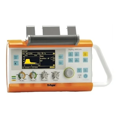 Drager Oxylog 3000 Plus Transport Ventilator
